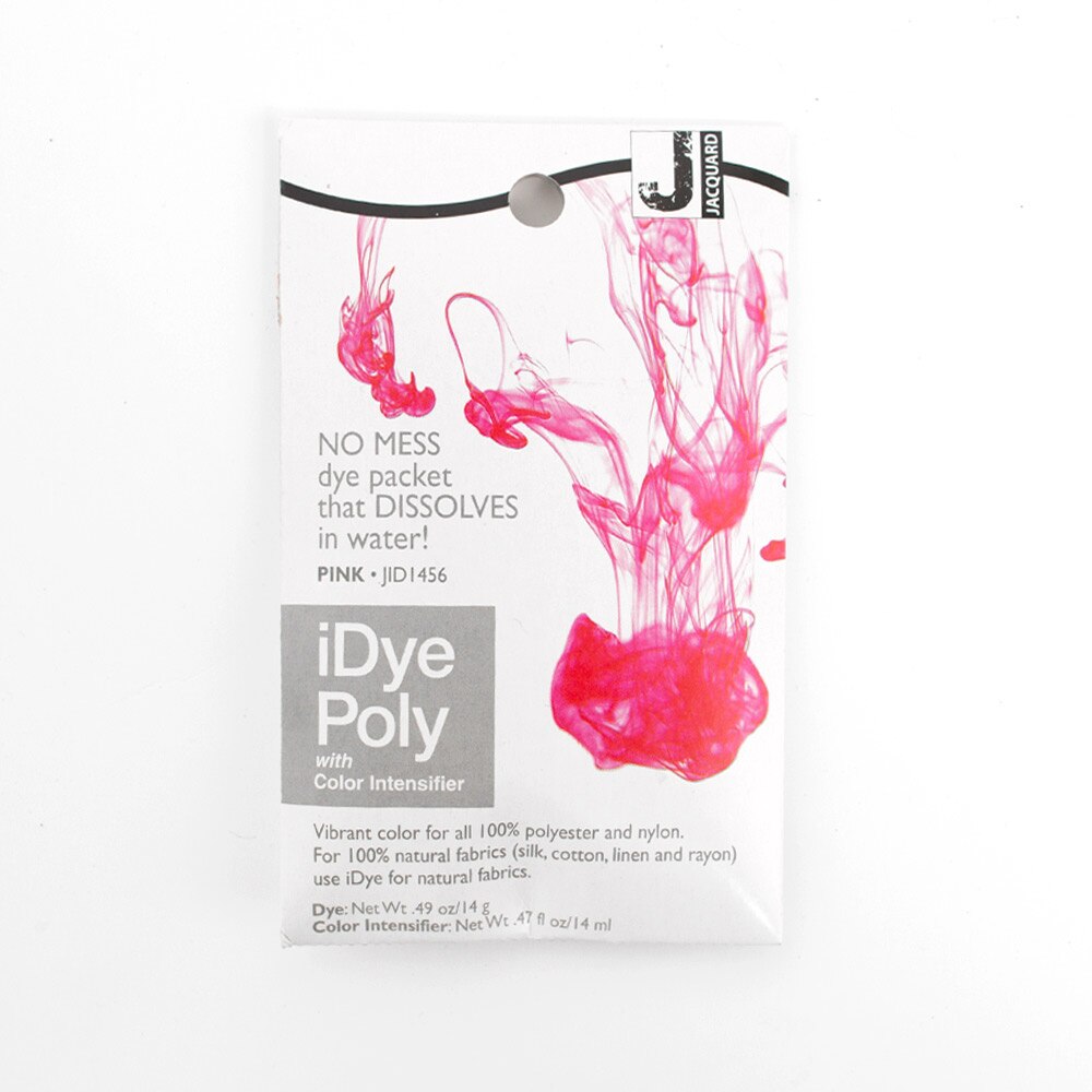 Jacquard, Fabric Dye, Art & School, iDye, Poly, 14gm, 47172, Poly Pink